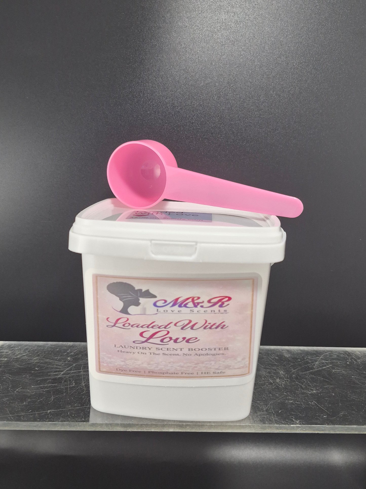 LOADED WITH LOVE Scent Booster Storage Buckets & Scoops
