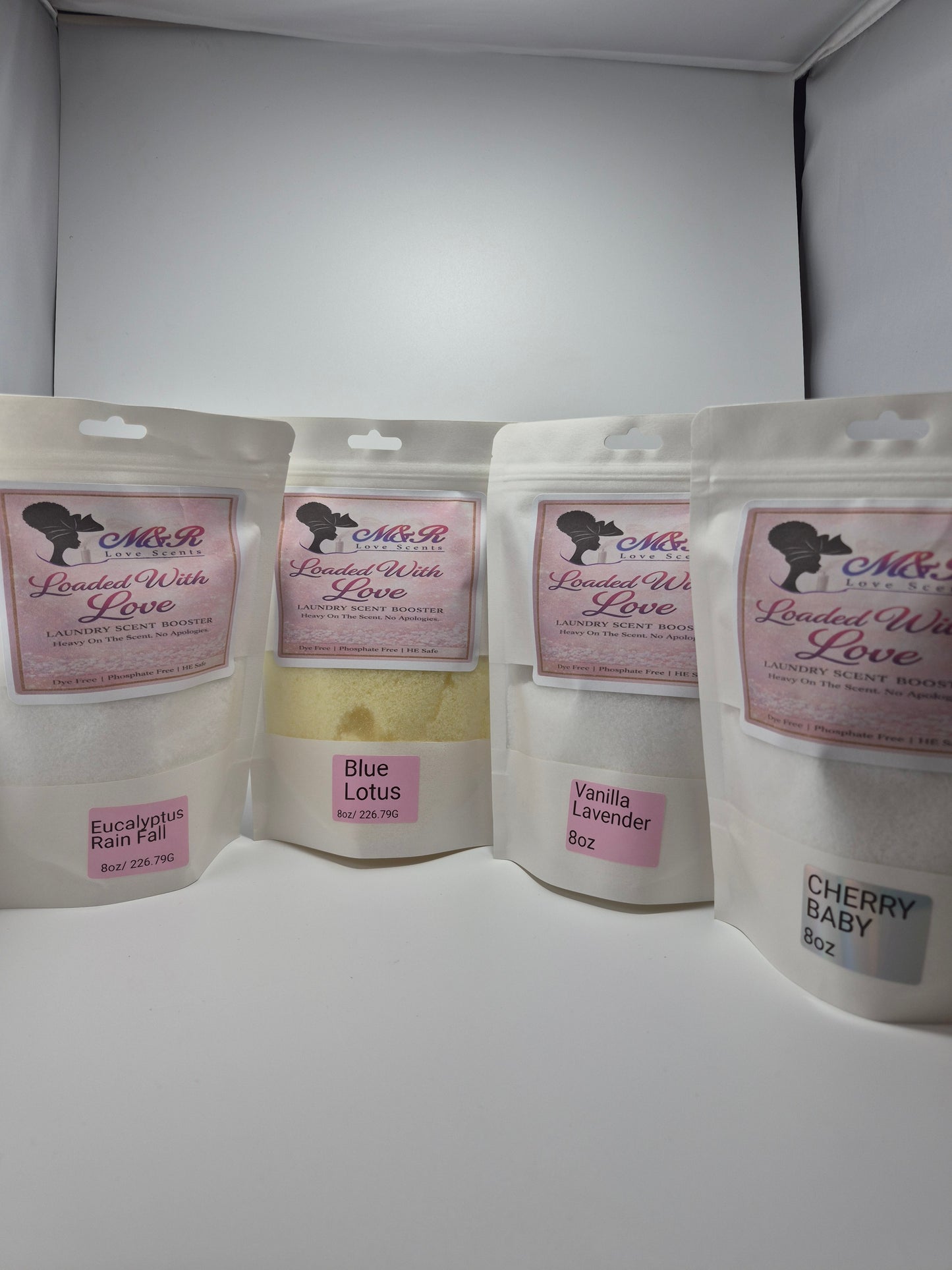Loaded with Love laundry scent boosters