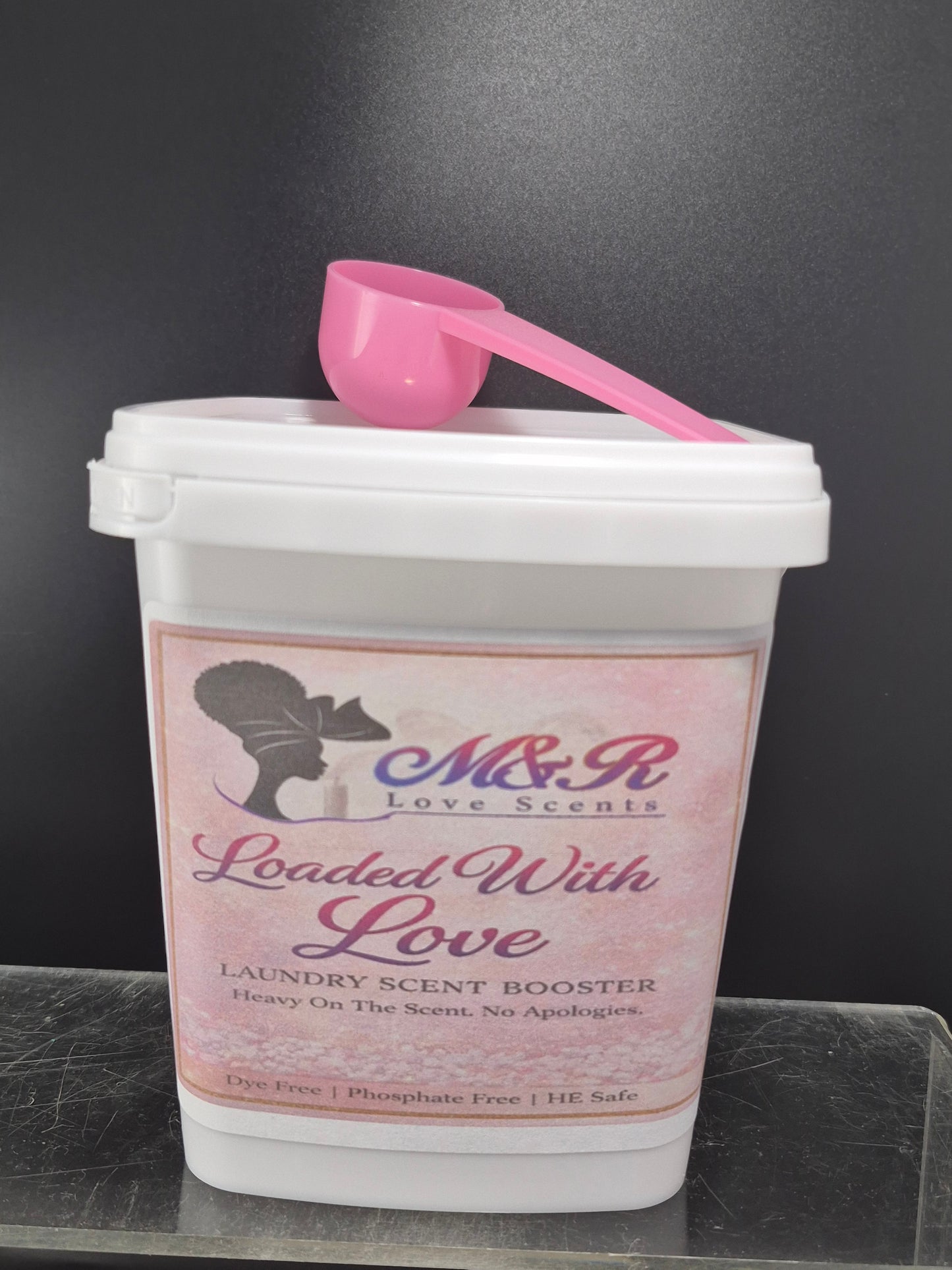 LOADED WITH LOVE Scent Booster Storage Buckets & Scoops