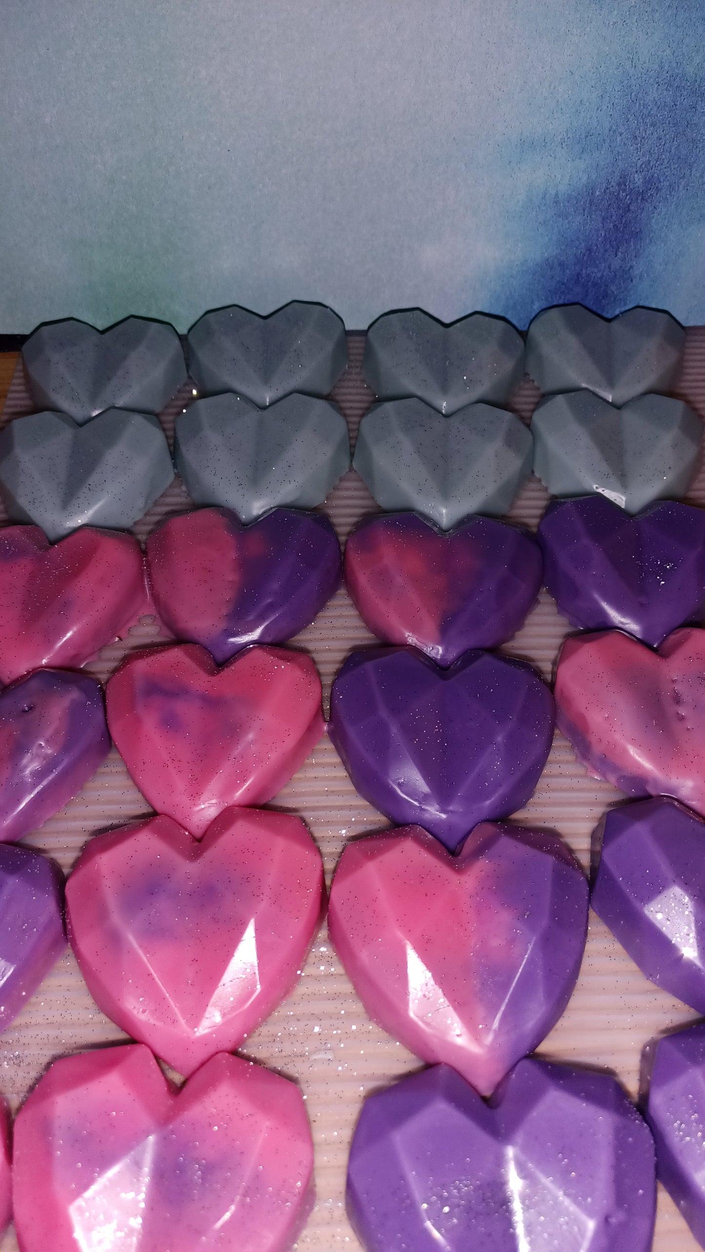 Heart wax melts