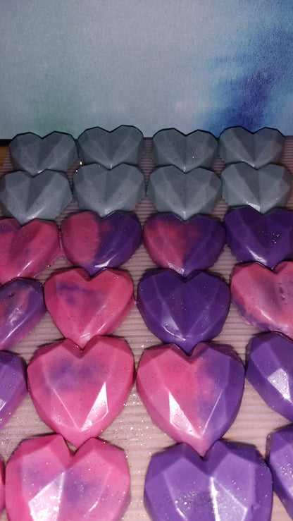 Heart wax melts